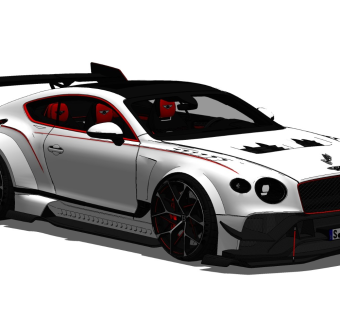 超精细汽车模型 宾利 carroceria bentley